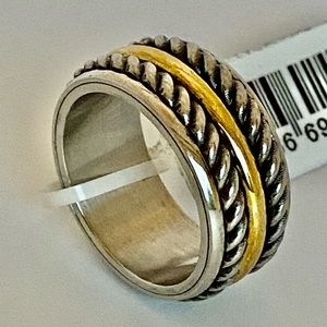 Men’s Multi-Colors Stainless Steel Ring!